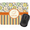 Swirls, Floral & Stripes Rectangular Mouse Pad