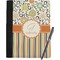 Swirls, Floral & Stripes Notebook Padfolio