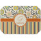 Swirls, Floral & Stripes Octagon Placemat - Single front