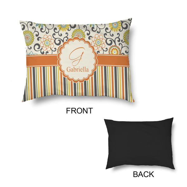 Swirls, Floral & Stripes Outdoor Dog Beds - Small - APPROVAL