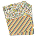Swirls, Floral & Stripes Binder Tab Divider - Set of 5 (Personalized)