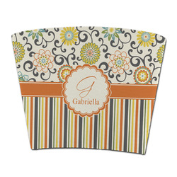 Swirls, Floral & Stripes Party Cup Sleeve - without bottom (Personalized)