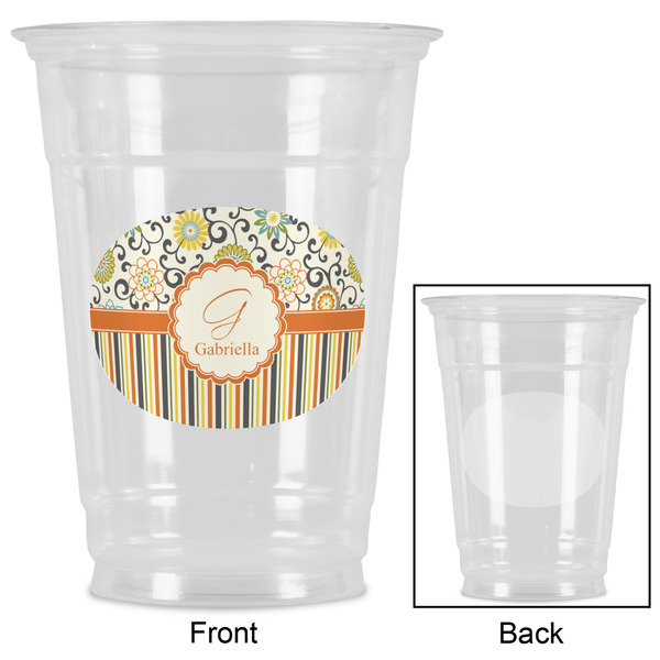 Swirls, Floral & Stripes Party Cups - 16oz - Approval