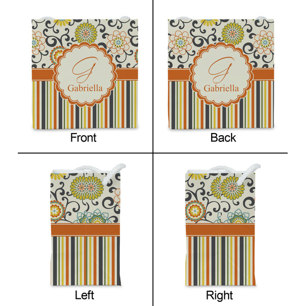 Swirls, Floral & Stripes Party Favor Gift Bag - Gloss - Approval