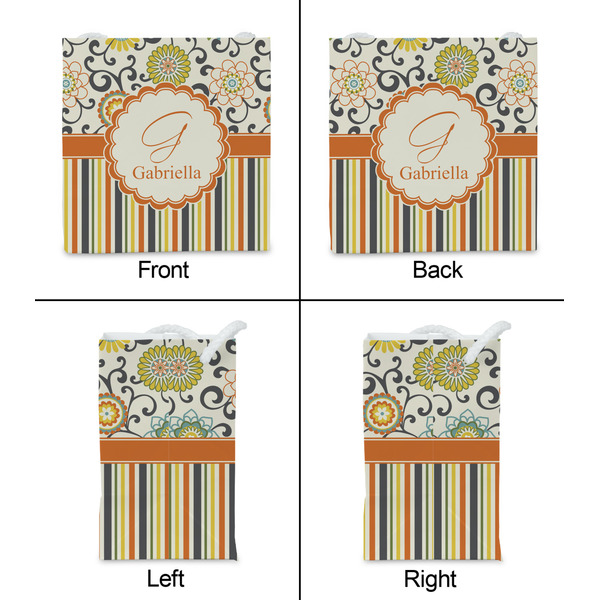 Swirls, Floral & Stripes Party Favor Gift Bag - Matte - Approval