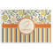 Swirls, Floral & Stripes Disposable Paper Placemats (Personalized)