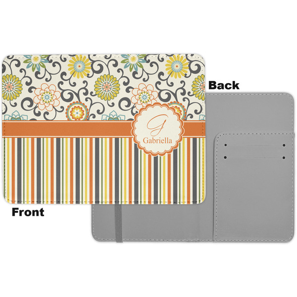 Swirls, Floral & Stripes Passport Holder - Apvl