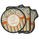 Swirls, Floral & Stripes Iron on Patches (Personalized)