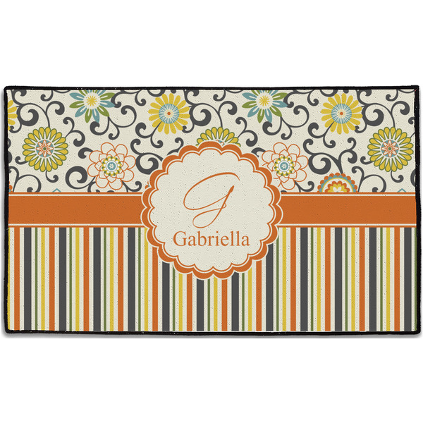 Swirls, Floral & Stripes Personalized - 60x36 (APPROVAL)
