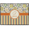 Swirls, Floral & Stripes Door Mat (Personalized)