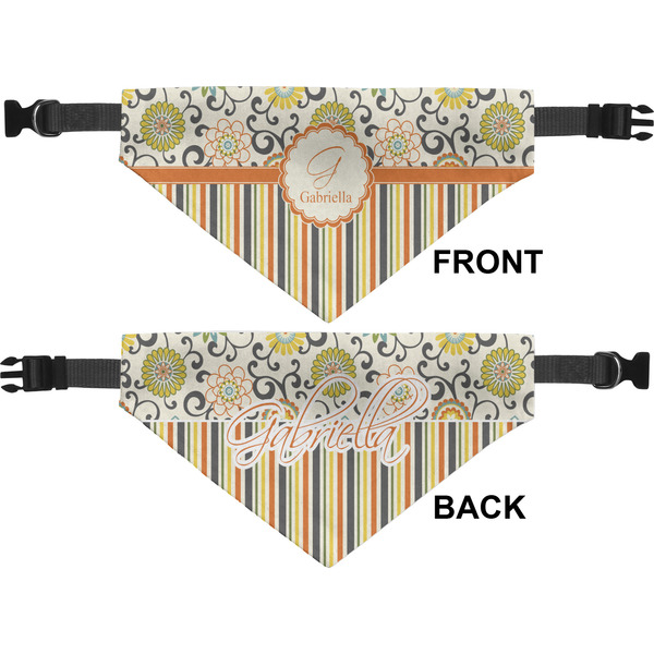 Swirls, Floral & Stripes Pet Bandana Approval