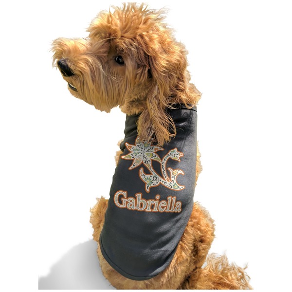 Swirls, Floral & Stripes Pet Shirt - Main