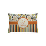 Swirls, Floral & Stripes Pillow Case - Toddler (Personalized)