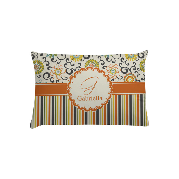 Custom Swirls, Floral & Stripes Pillow Case - Toddler (Personalized)