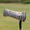 Swirls, Floral & Stripes Putter Cover - On Putter