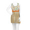 Swirls, Floral & Stripes Racerback Dress - On Model - Front