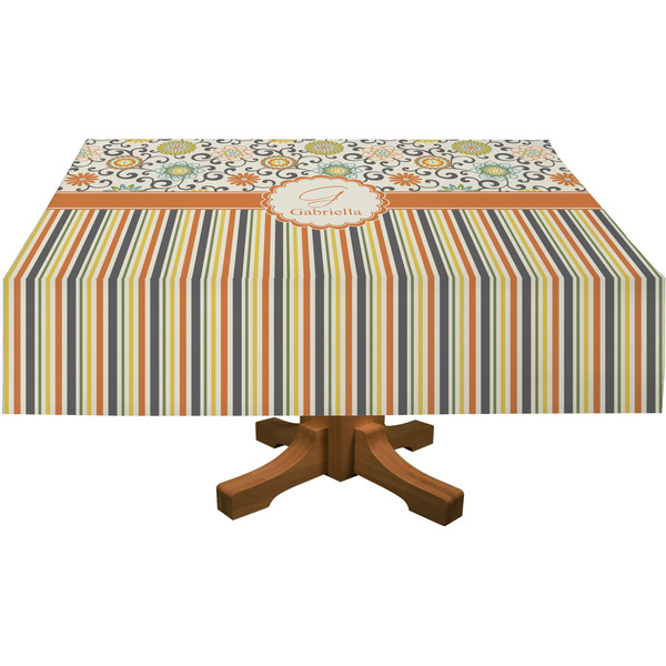 Swirls, Floral & Stripes Tablecloths (Personalized)