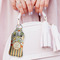 Swirls, Floral & Stripes Sanitizer Holder Keychain - Large (LIFESTYLE)