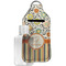 Swirls, Floral & Stripes Hand Sanitizer & Keychain Holder - Large (Personalized)