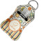 Swirls, Floral & Stripes Sanitizer Holder Keychain - Small in Case