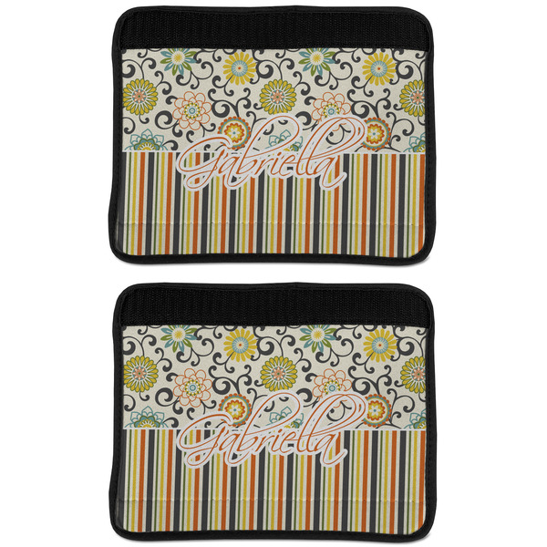 Swirls, Floral & Stripes Seat Belt Cover (APPROVAL Update)