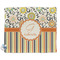 Swirls, Floral & Stripes Security Blanket (Personalized)