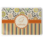 Swirls, Floral & Stripes Serving Tray (Personalized)