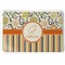 Swirls, Floral & Stripes Serving Tray (Personalized)