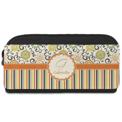 Swirls, Floral & Stripes Shoe Bag (Personalized)