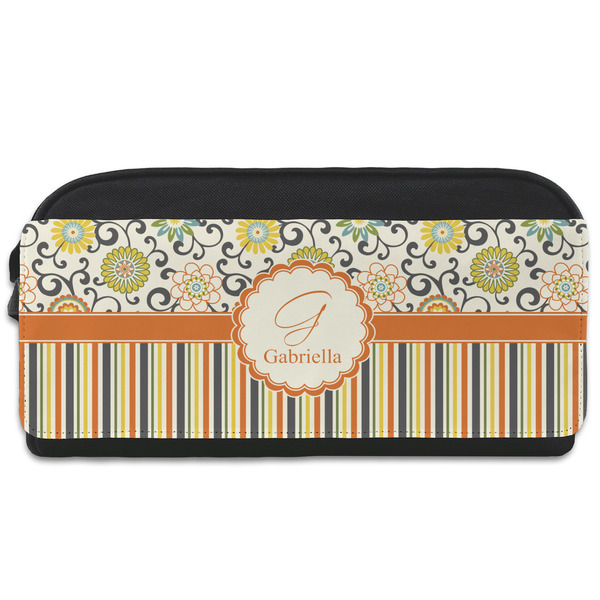 Custom Swirls, Floral & Stripes Shoe Bag (Personalized)