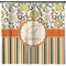 Swirls, Floral & Stripes Shower Curtain (Personalized) (Non-Approval)