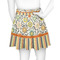 Swirls, Floral & Stripes Skater Skirt - Back