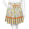 Swirls, Floral & Stripes Skater Skirt - Front