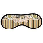 Swirls, Floral & Stripes Sleeping Eye Masks - Large (Personalized)