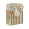 Swirls, Floral & Stripes Small Gift Bag - Front/Main