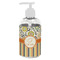 Swirls, Floral & Stripes Plastic Soap / Lotion Dispenser (8 oz - Small - White) (Personalized)