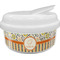 Swirls, Floral & Stripes Snack Container (Personalized)