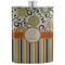Swirls, Floral & Stripes Stainless Steel Flask (Personalized)