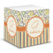 Swirls, Floral & Stripes Sticky Note Cube (Personalized)