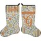 Swirls, Floral & Stripes Stocking - Double-Sided - Approval