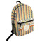 Swirls, Floral & Stripes Student Backpack (Personalized)