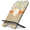Swirls, Floral & Stripes Stylized Tablet Stand - Side View