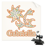 Swirls, Floral & Stripes Sublimation Transfer (Personalized)