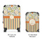 Swirls, Floral & Stripes Suitcase Set 4 - APPROVAL