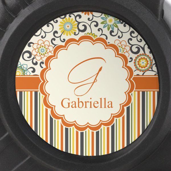 Swirls, Floral & Stripes Tape Measure - 25ft - detail