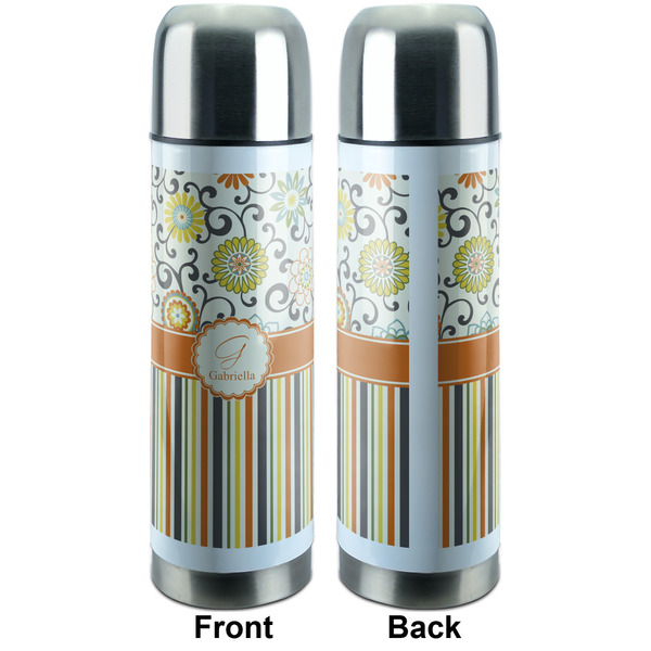 Swirls, Floral & Stripes Thermos - Apvl