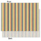 Swirls, Floral & Stripes Tissue Paper - Heavyweight - Medium - Front & Back