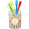 Swirls, Floral & Stripes Toothbrush Holder (Personalized)