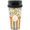 Swirls, Floral & Stripes Travel Mug (Personalized)