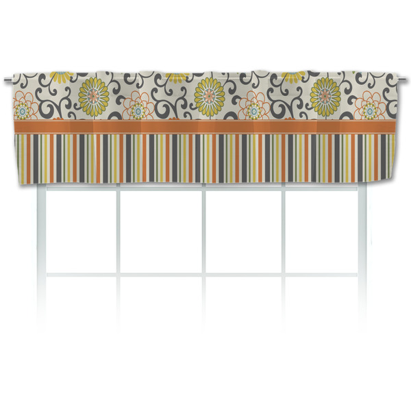 Custom Swirls, Floral & Stripes Valance